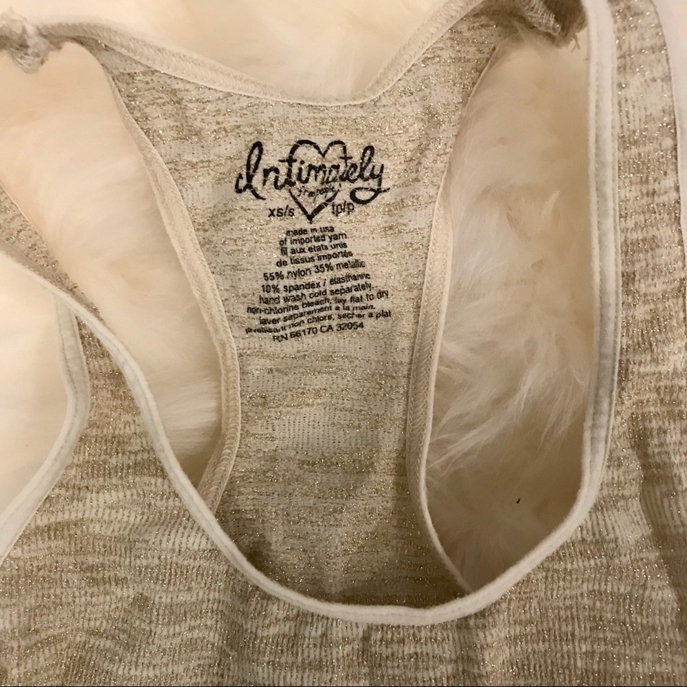 Free people shimmer stretch racerback